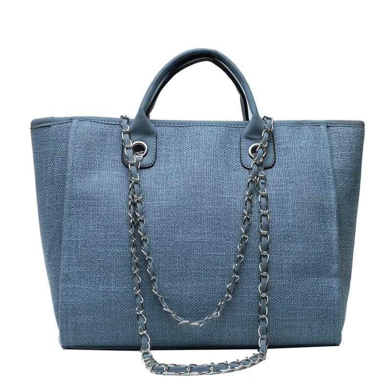 Large Canvas Tote Women’s Travel Handbag