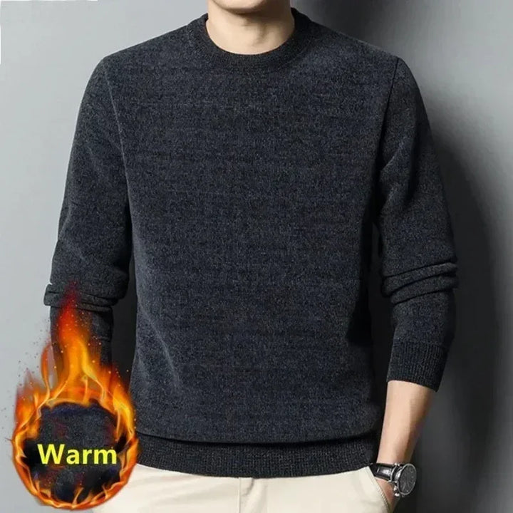 Men’s Thick Fleece-lined Sweater 2025