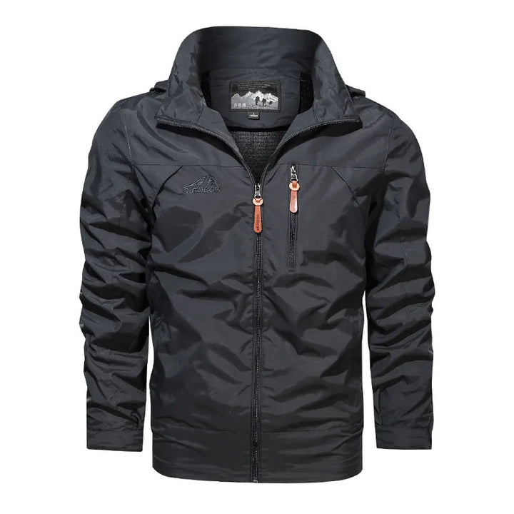 Men’s Outdoor Waterproof Jacket with Hood