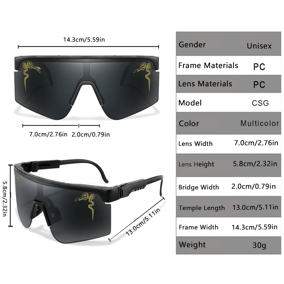 Men’s Large Frame Sports Sunglasses UV Protection