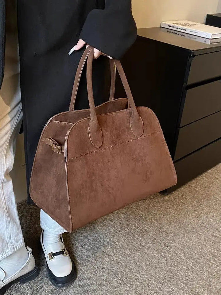 Women’s PU Pouch Bag Retro Tote & Shoulder