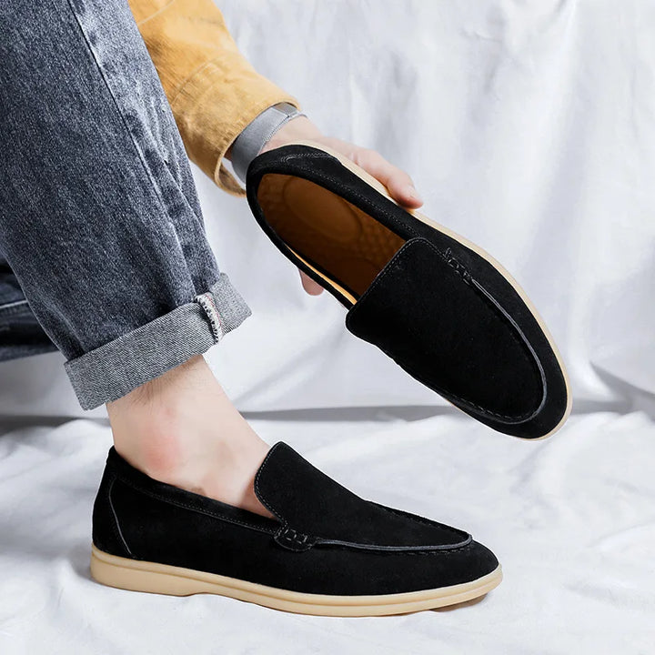 Cow Suede Leather Loafers
