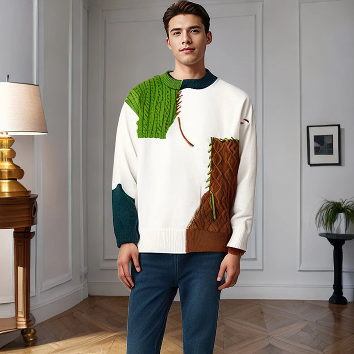 Mock Round Neck Sweaters