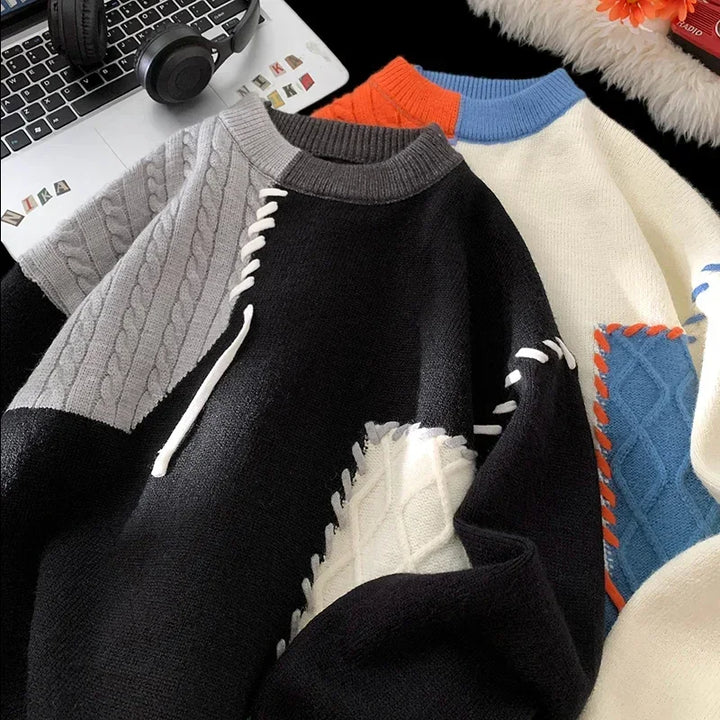 Mock Round Neck Sweaters