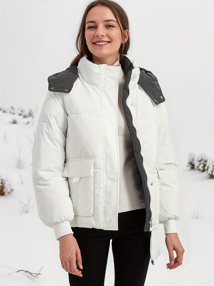 Hooded Zip-Up Winter Coat Women’s