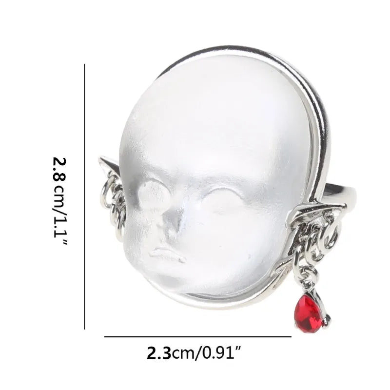 Adjustable Open Ring Trendy Alloy Jewelry