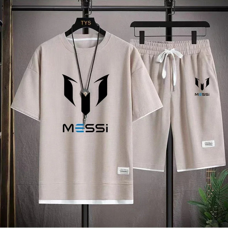 Men’s Summer Sports Set Messi Print