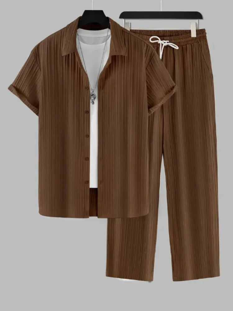 Men’s Summer 2-Piece Set Top & Shorts