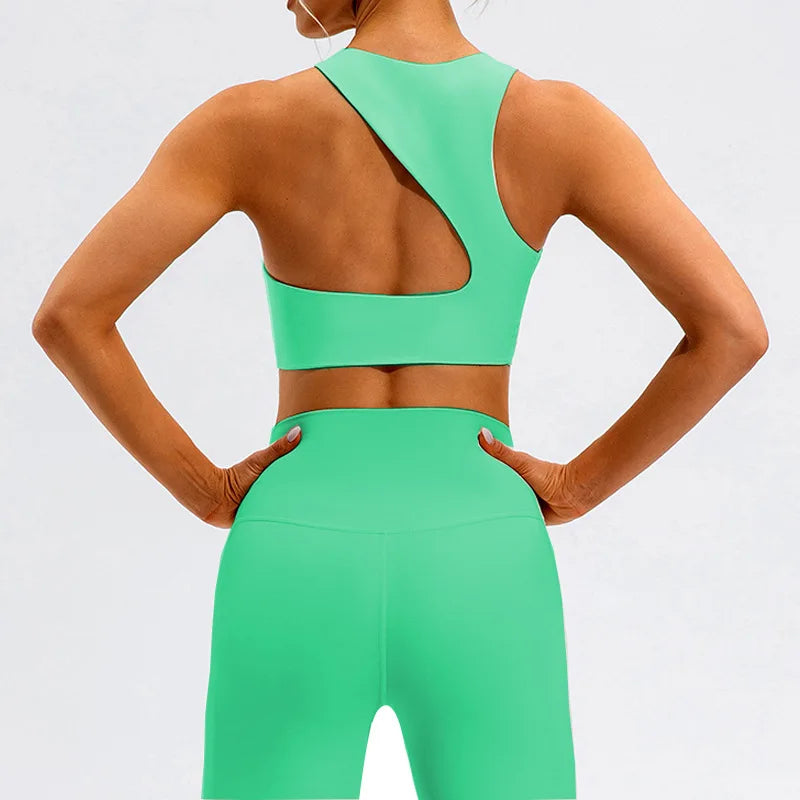Women's Seamless Yoga Set Leggings & Crop Top