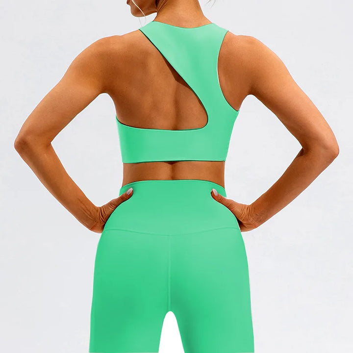 Women's Seamless Yoga Set Leggings & Crop Top