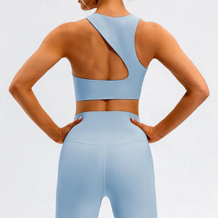 Women's Seamless Yoga Set Leggings & Crop Top