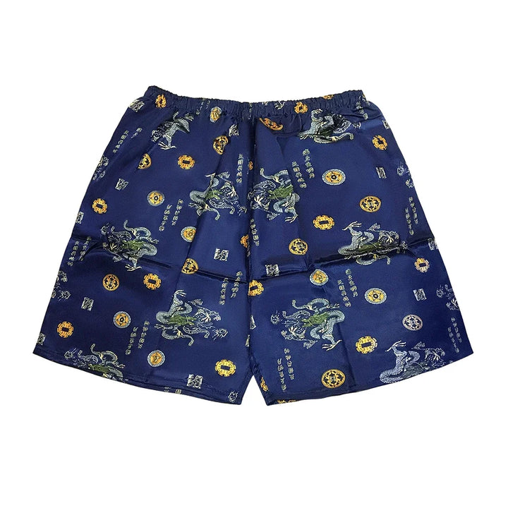 Men's Silk Satin Pajama Shorts 2025