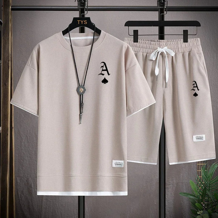 Waffger Casual Sportswear Set for Men