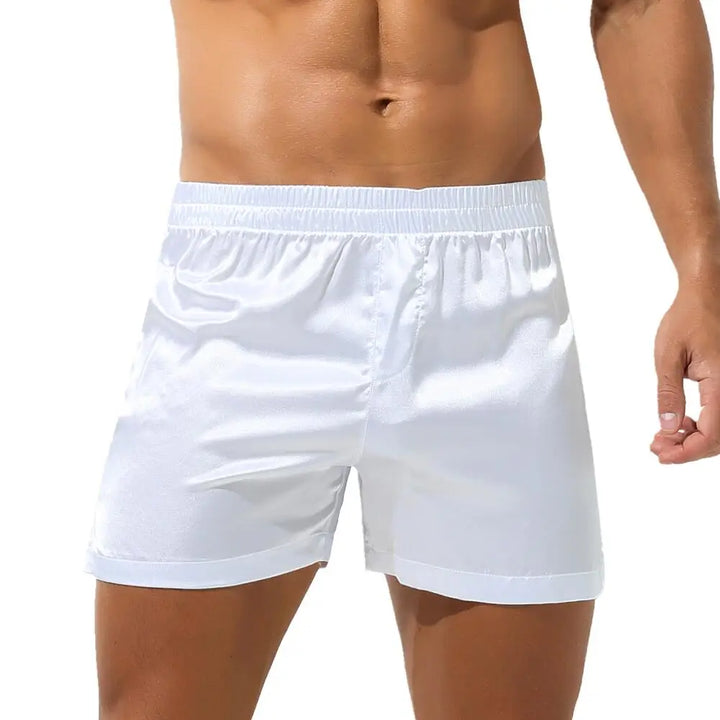 Soft Silk Pajamas Boxers for Men 2025