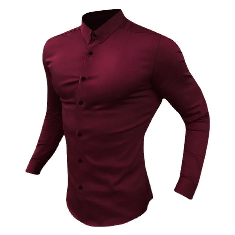 Men’s Smart Casual Tuxedo Dress Shirt