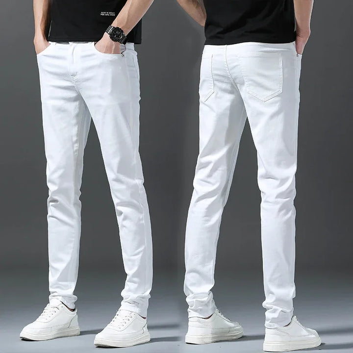 Straight-leg Denim Pants
