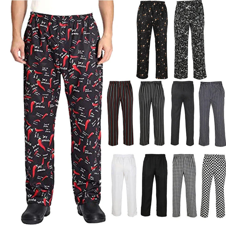 Men’s Restaurant Chef Bottoms Cool & Comfy 2025