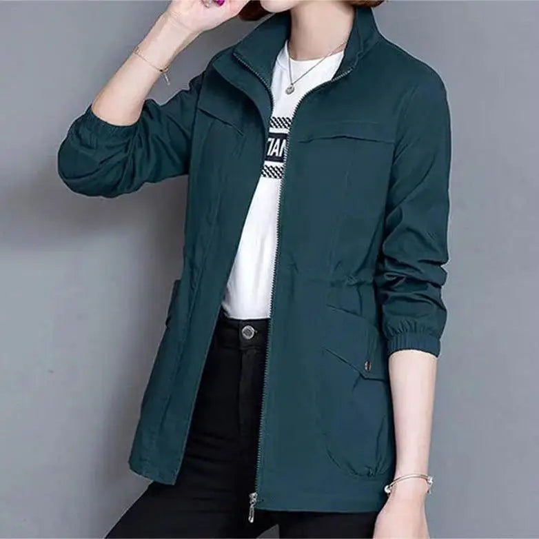 Elegant Windbreaker Slim Fit Jacket