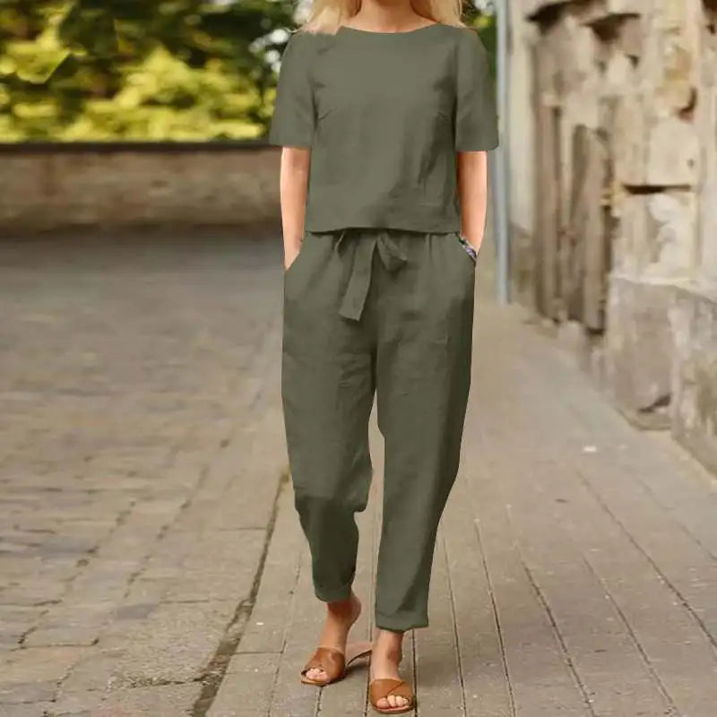 Women’s Linen Co-Ord Set