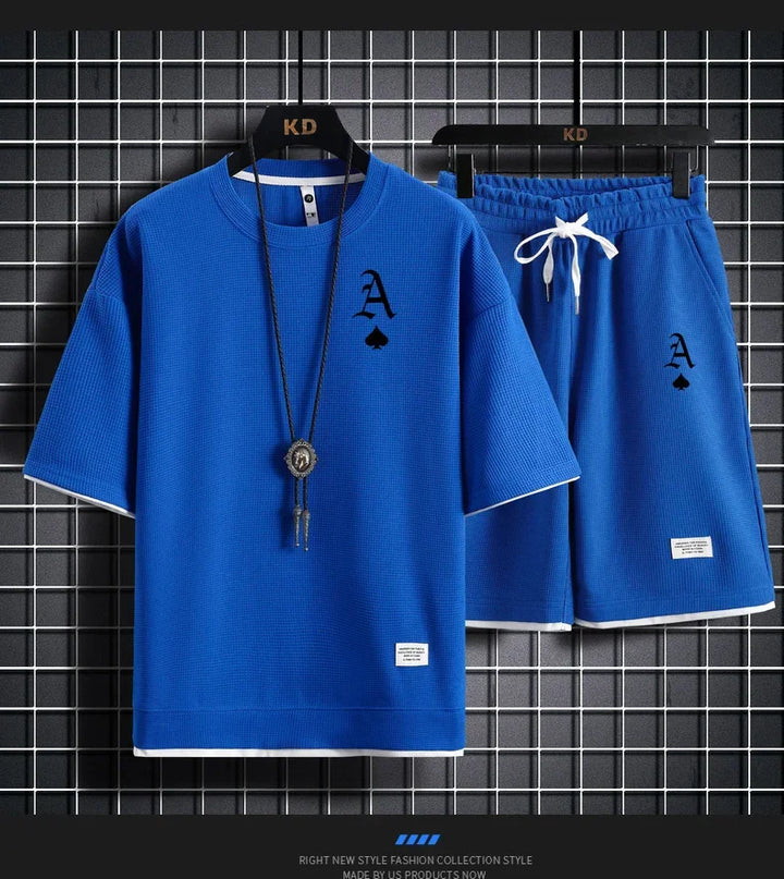 Waffger Casual Sportswear Set for Men