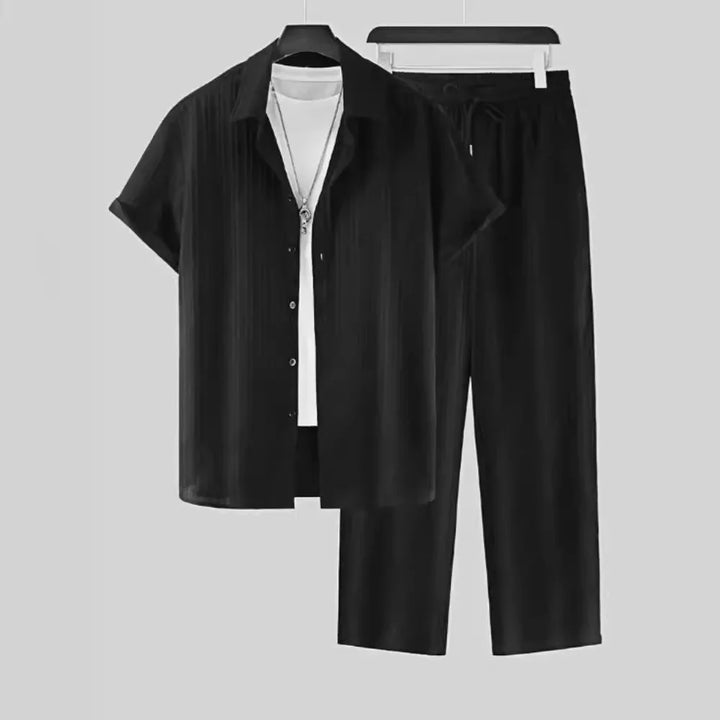 Men’s Summer 2-Piece Set Top & Shorts