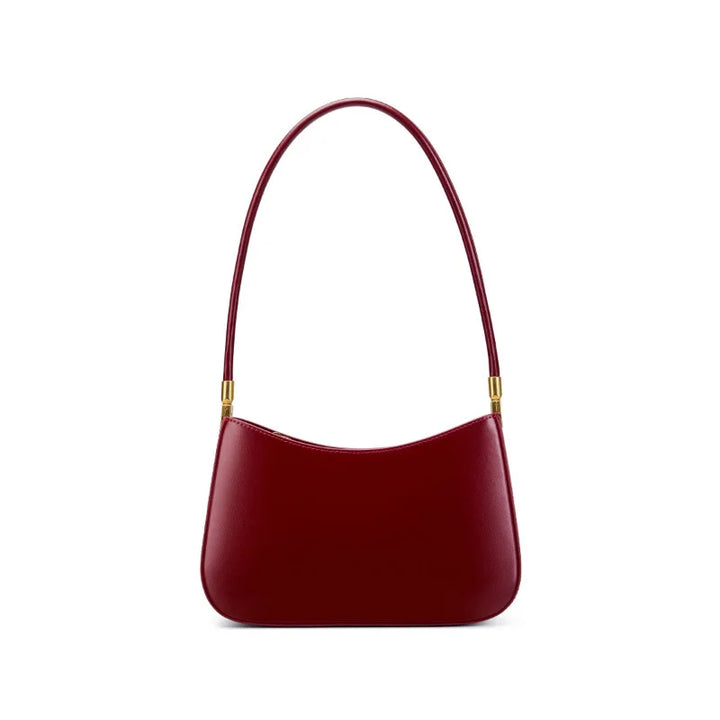Designer-Style Shoulder Bag Split Leather