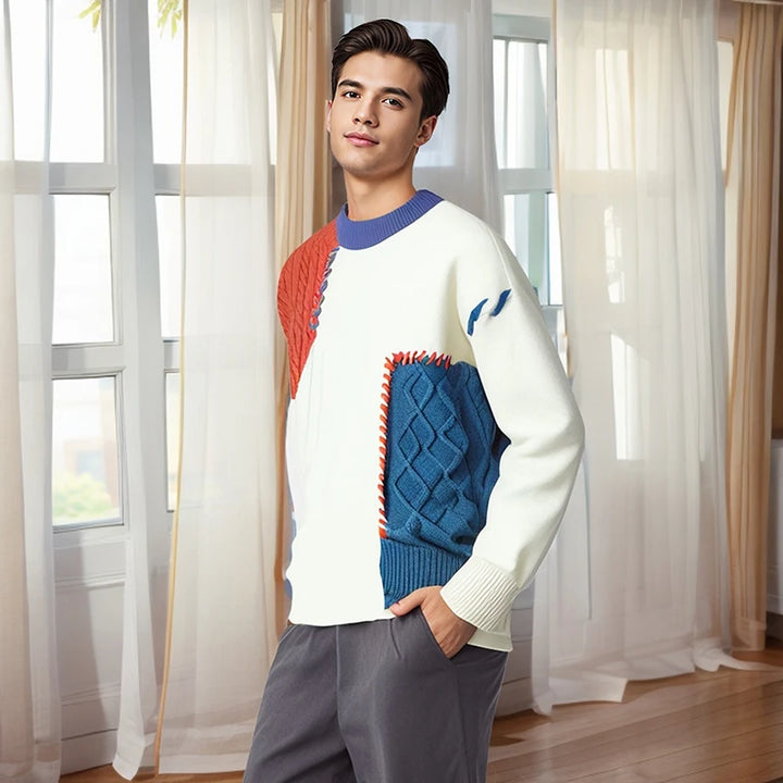 Mock Round Neck Sweaters