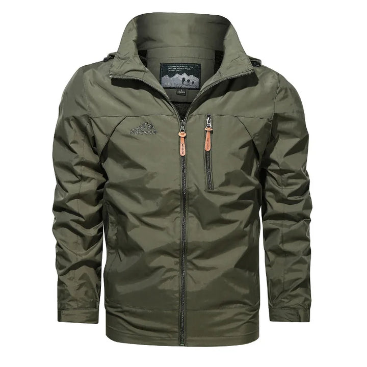 Men’s Outdoor Waterproof Jacket with Hood