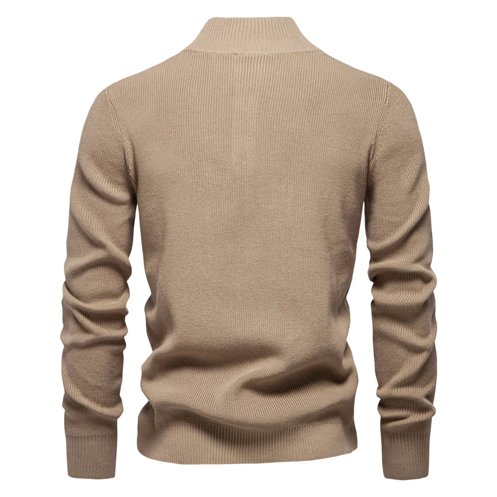 Mens Mock Neck Sweater
