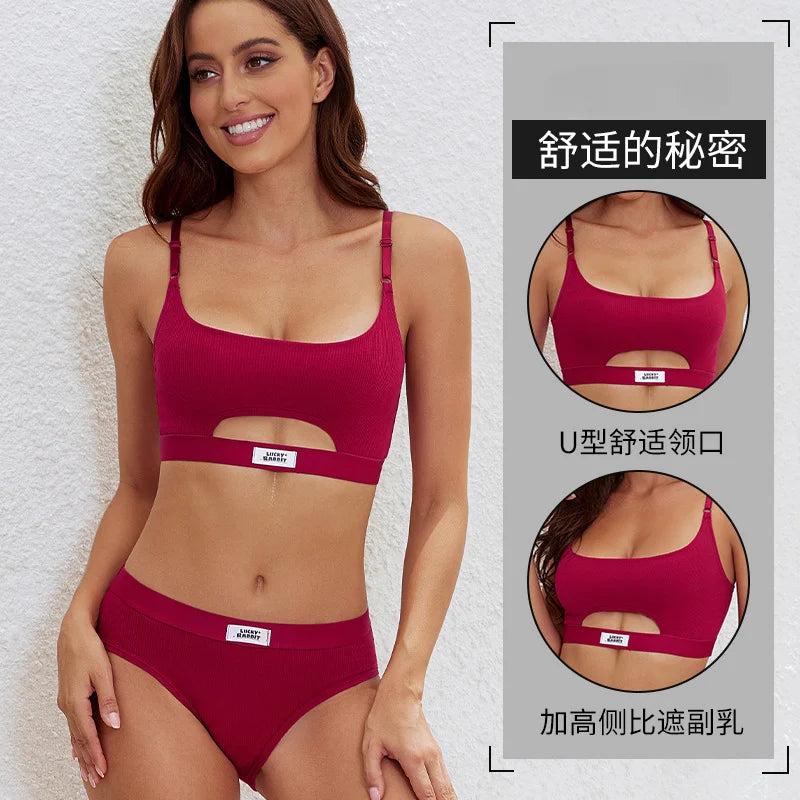 Seamless Bra & Panty Set Wireless, Comfy & Sexy