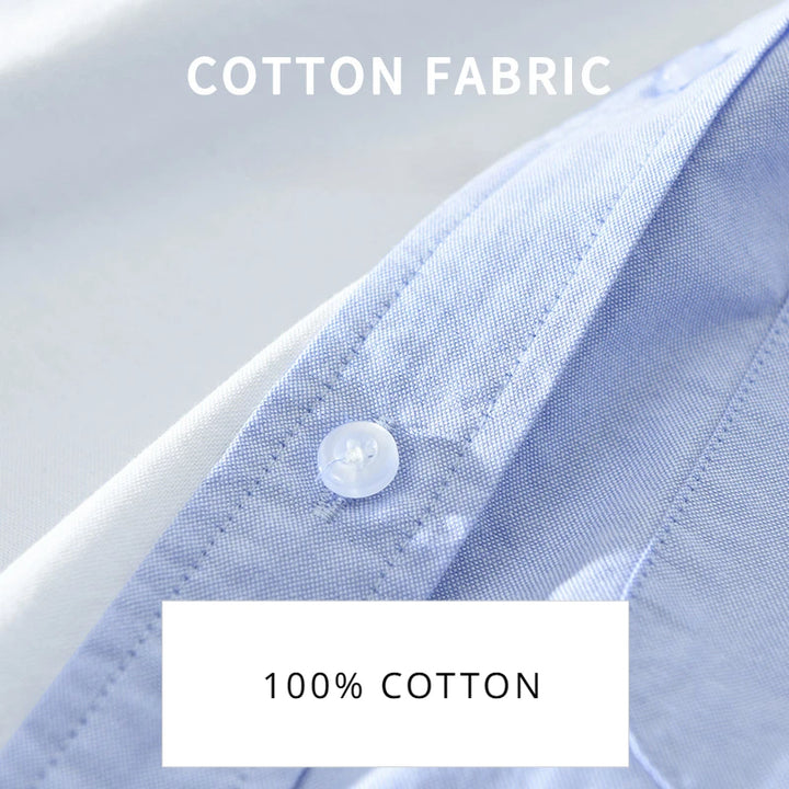 Men’s Cotton Patchwork Shirt Spring/Summer