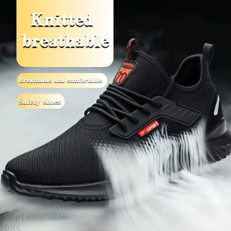 Safety Work Shoes Steel Toe Air Mesh Durable
