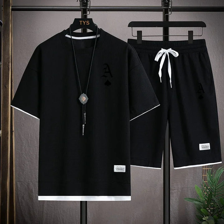 Waffger Casual Sportswear Set for Men