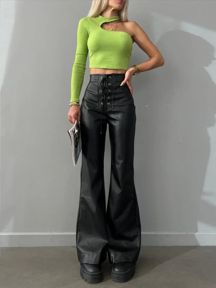 Slim Fit Leather Pants Women’s Fall/Winter