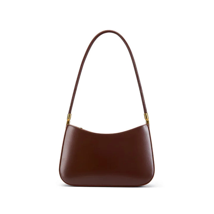 Designer-Style Shoulder Bag Split Leather