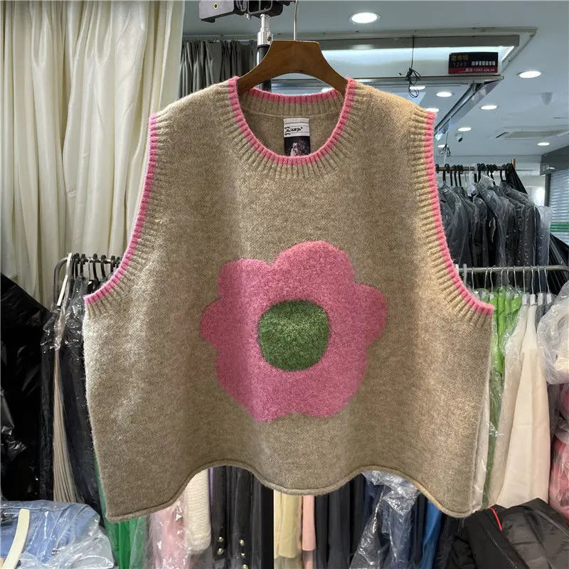 Vintage V-Neck Sweater Vest Women’s