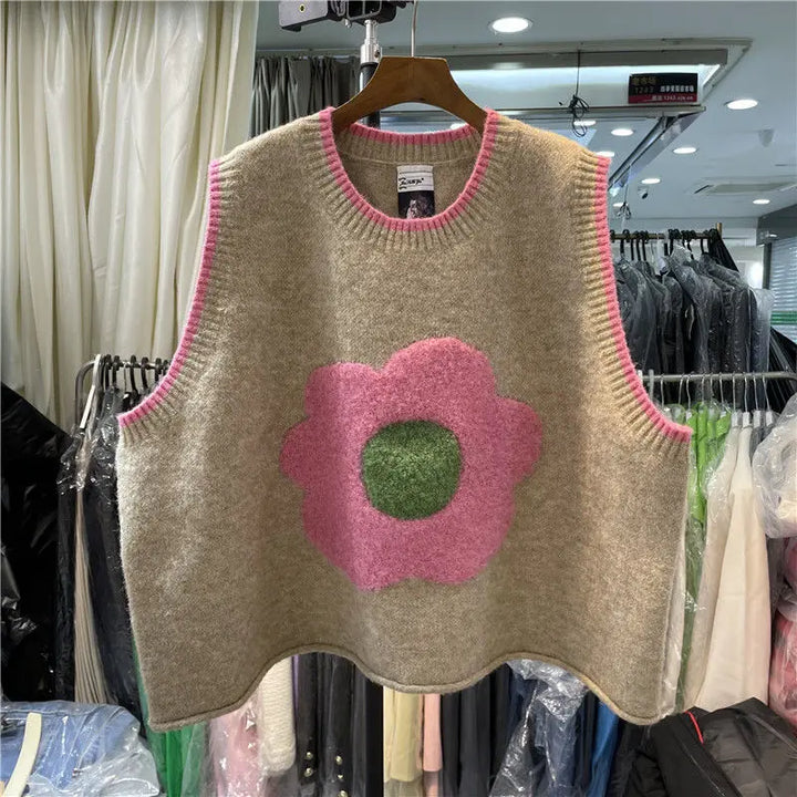 Vintage V-Neck Sweater Vest Women’s