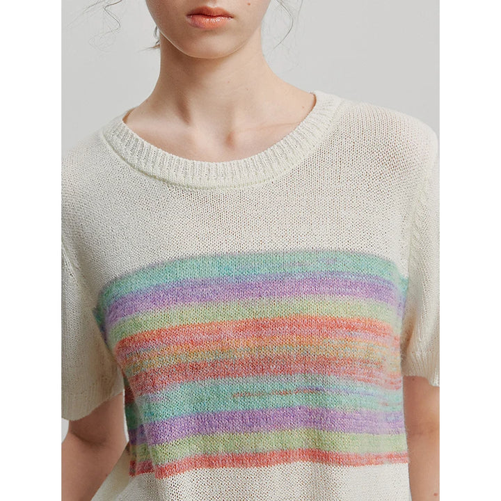 Striped Knitwear Vest TOYOUTH