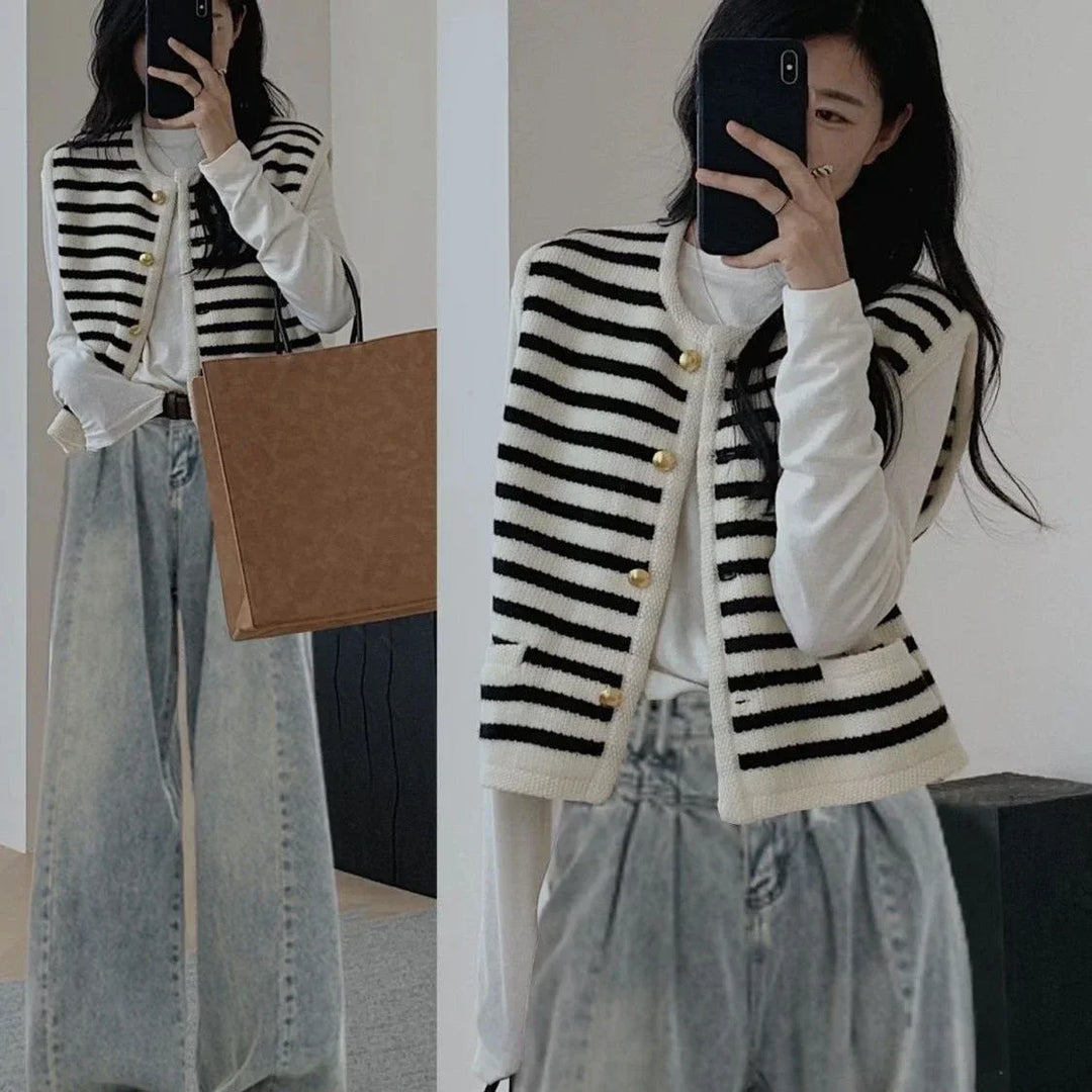 Women’s Sweater Vest Korean Y2K Look