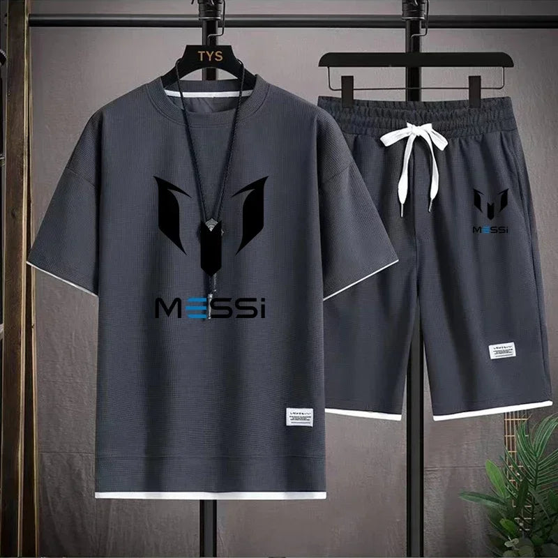 Men’s Summer Sports Set Messi Print