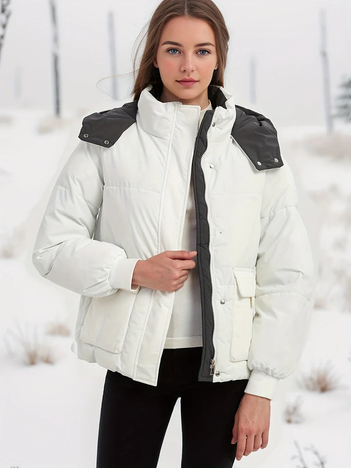 Hooded Zip-Up Winter Coat Women’s