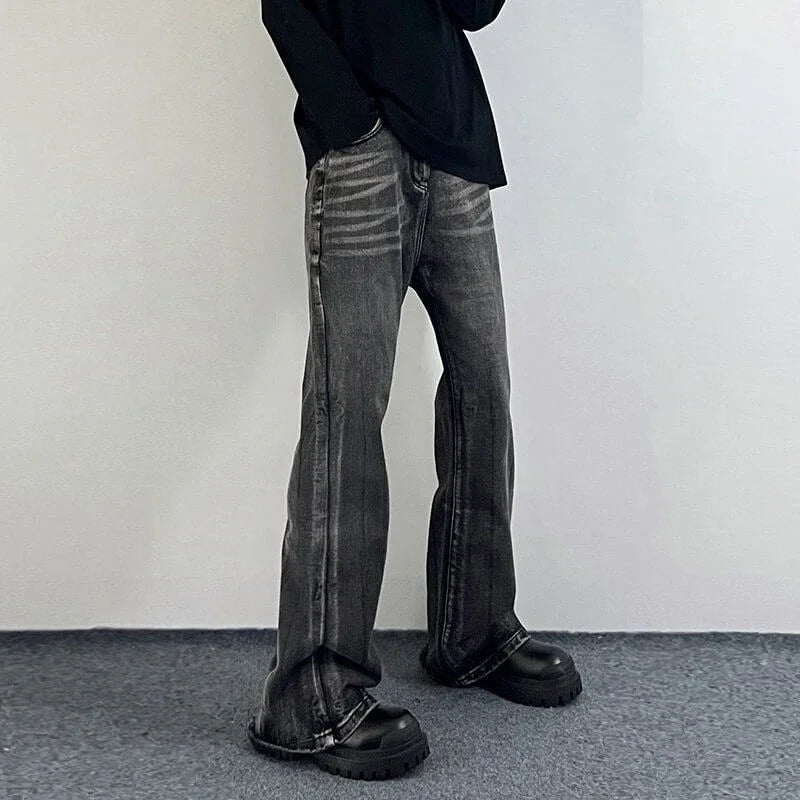 Men’s Retro Bell Bottom Jeans