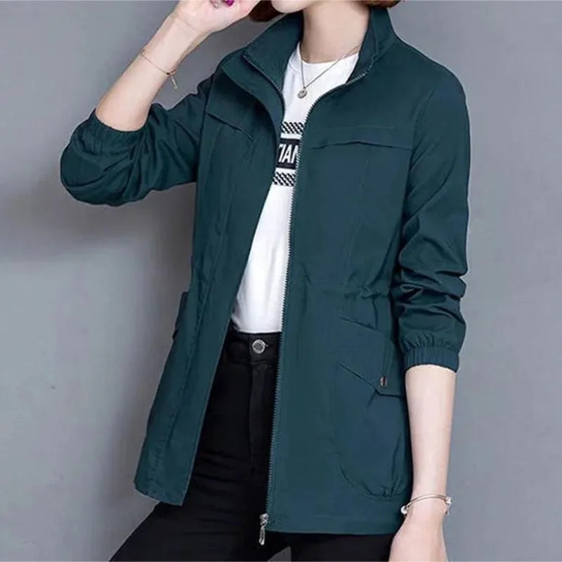 Elegant Windbreaker Slim Fit Jacket