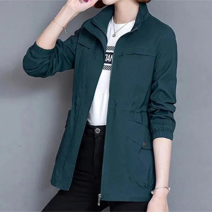 Elegant Windbreaker Slim Fit Jacket