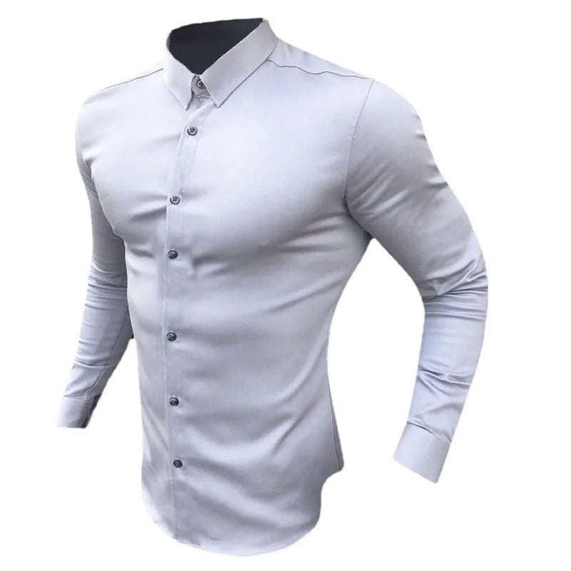 Men’s Smart Casual Tuxedo Dress Shirt