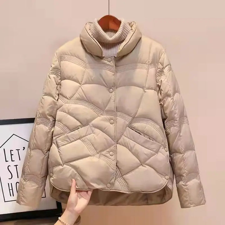 Short Puffer Coat Women’s Cotton Parka
