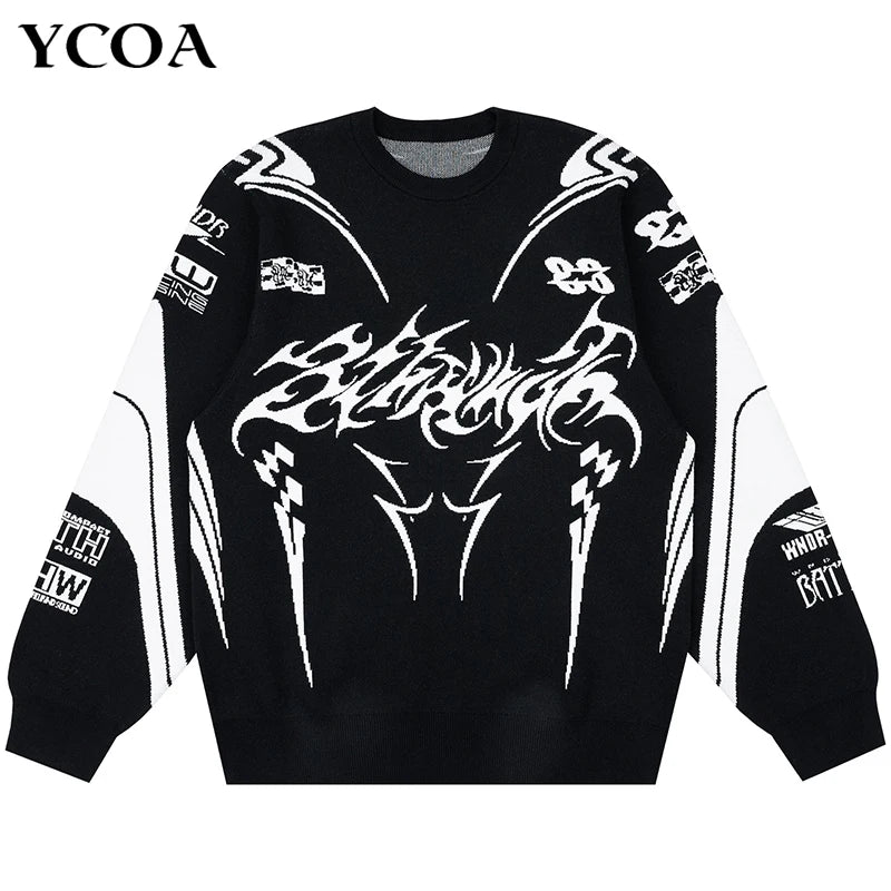 Men’s Korean Harajuku Oversized Sweater