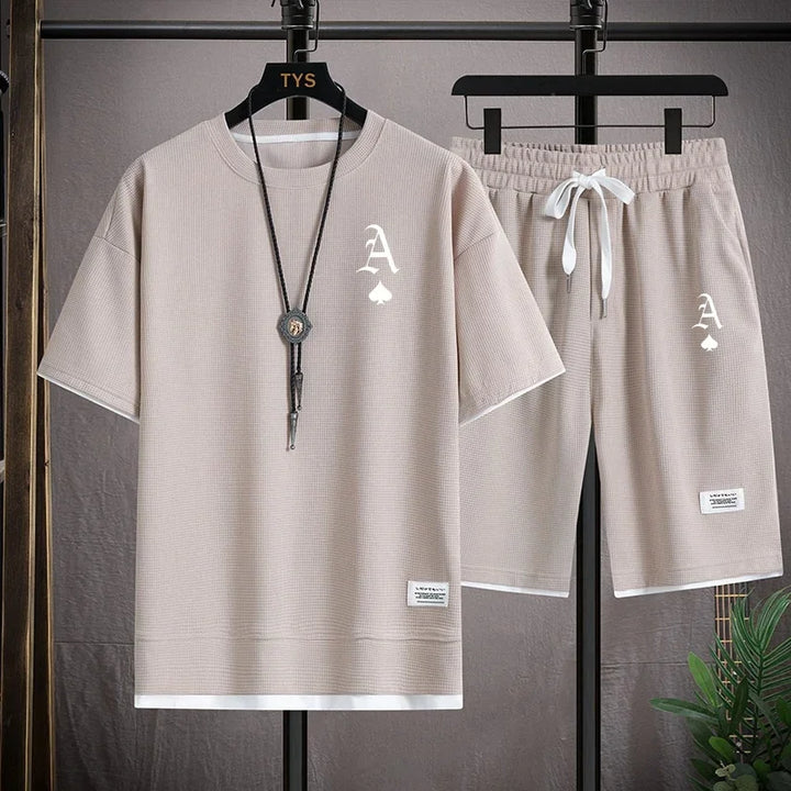 Waffger Casual Sportswear Set for Men