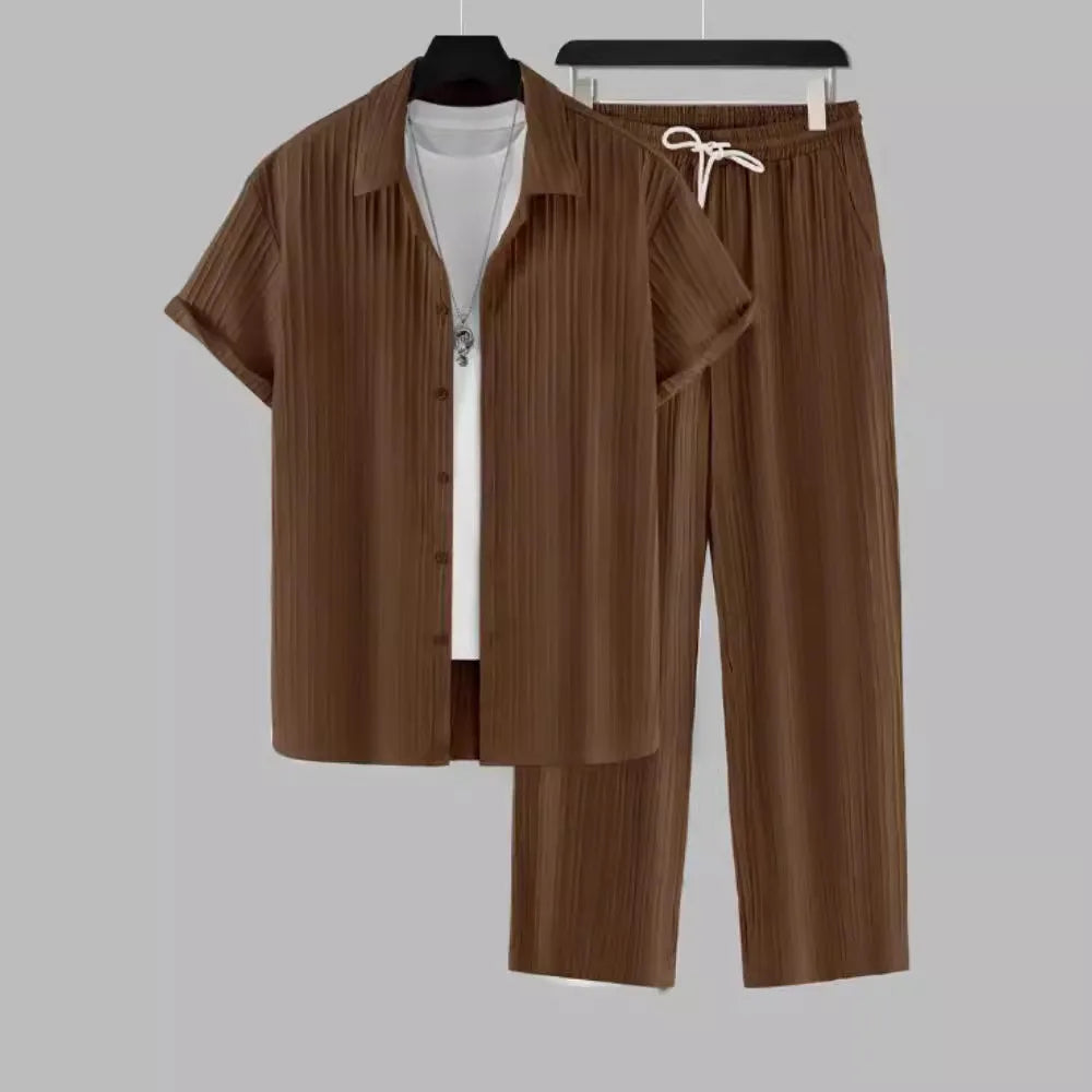 Men’s Summer 2-Piece Set Top & Shorts