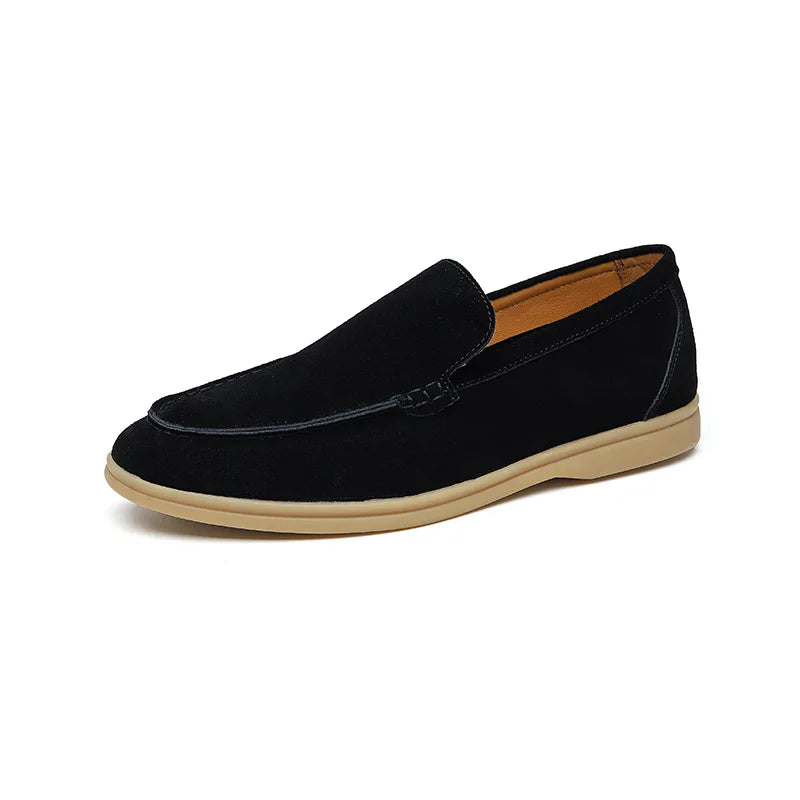 Cow Suede Leather Loafers